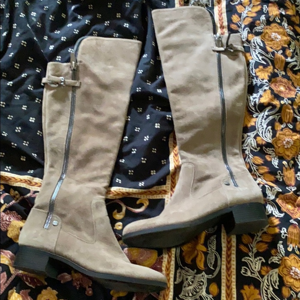 Taupe boots size 10 Calvin Klein MAKE OFFERS!!!!